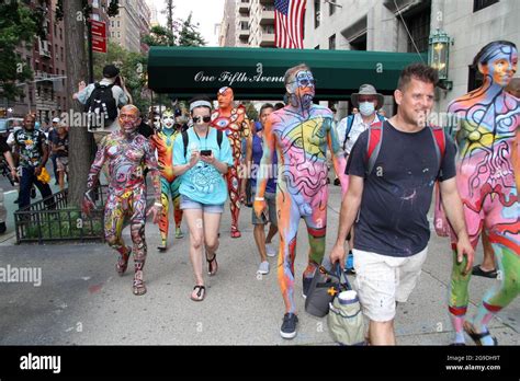 naked teen public|At NYC Bodypainting Day, Naked Bodies Become Artists’ .